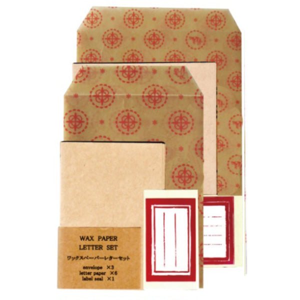 Jolie poche Wax Paper Letter Set S size SWP-06BG