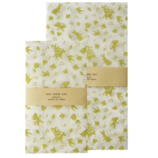 Jolie Poche Wax Paper Bag Square Bottom TYPE S size Fairy White SWW-03WH