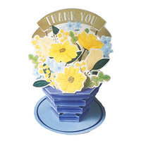 Greeting Life Flower pot Card TK-26
