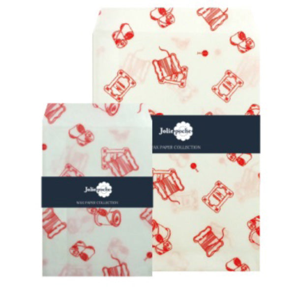Jolie Poche Wax Paper Bag Envelope TYPE S size TWI-01WH