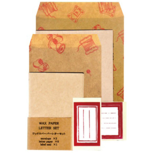 Jolie poche Wax Paper Letter Set M size TWI-07BG