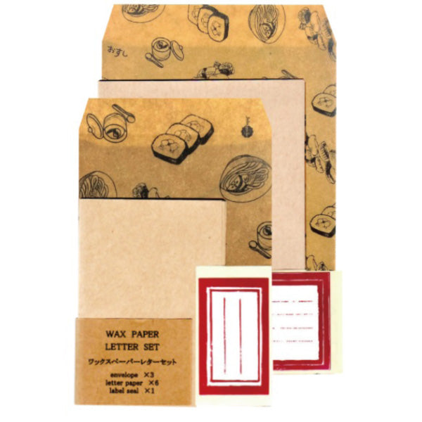 Jolie poche Wax Paper Letter Set S size TWO-06BG