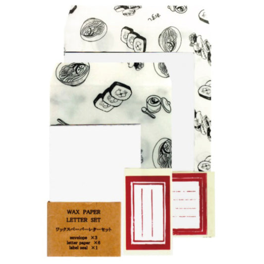 Jolie poche Wax Paper Letter Set S size TWO-06WH