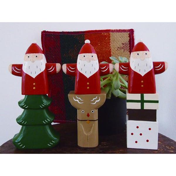 T-lab Holiday totem pole series / Santa Claus