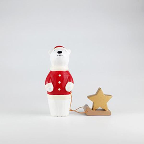 T-lab polepole animal Holiday Santa Claus Polar bear Star