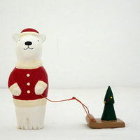 T-lab polepole animal Holiday Santa Claus Bear Tree