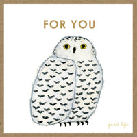 Greeting Life Craft Card Yusuke Yonezu Owl YZ-93