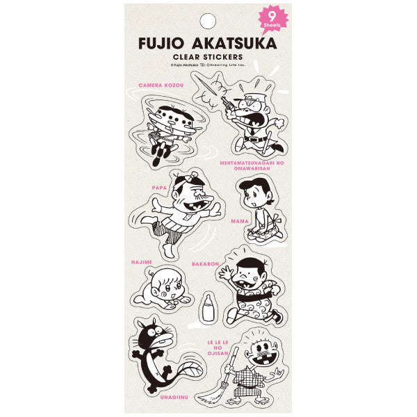 Greeting Life Clear Sticker Fujio Akatsuka M