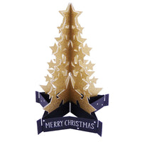 Greeting Life Christmas Star Tree Card AT-92