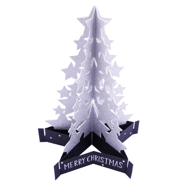 Greeting Life Christmas Star Tree Card AT-93