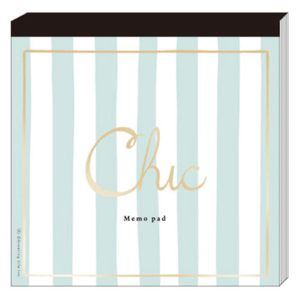 Greeting Life Square Memo Chic Stripe