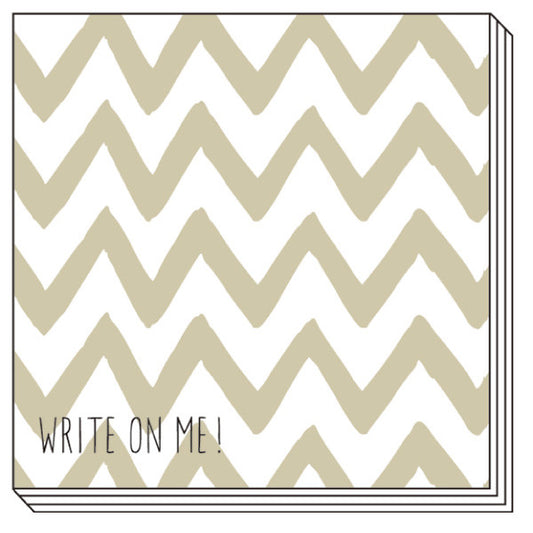 Greeting Life Stick Memo Chic  chevron pattern ATPG-41