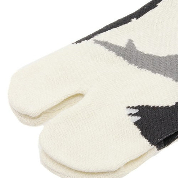 Tabi Socks Bear & Fish/M