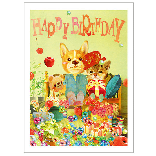 japanwave Tegami Birthday Greeting Card