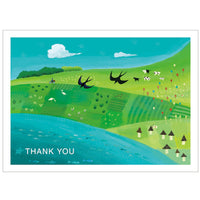 japanwave Tegami Thank you Greeting Card