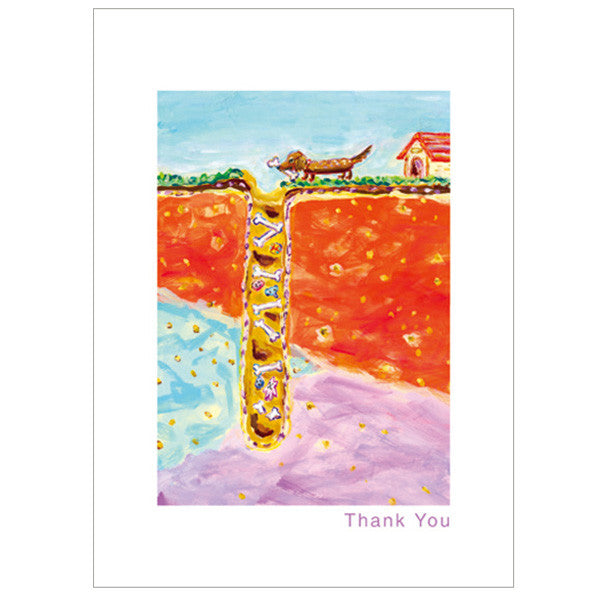 japanwave Tegami Thank you Greeting Card