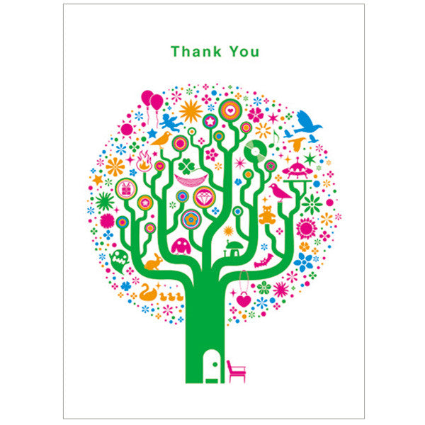 japanwave Tegami Thank you Greeting Card