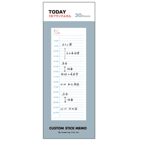 Greeting Life Custom Stick Memo TODAY CDPG-13