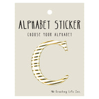 Greeting Life Alphabet Sticker C CK-100