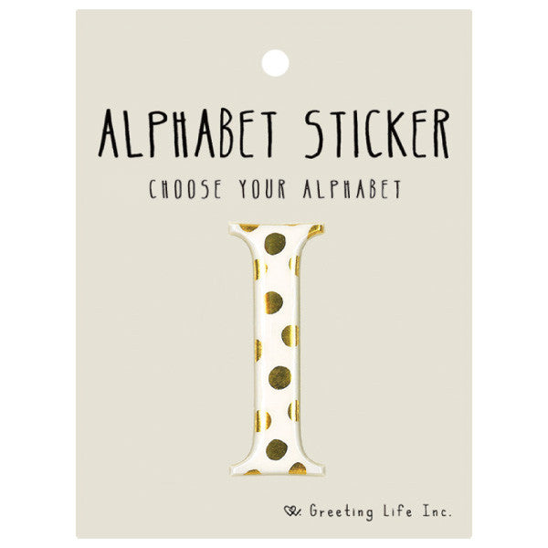 Greeting Life Alphabet Sticker I CK-101