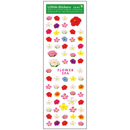 Greeting Life LOHA Sticker FLOWER SPA CK-43