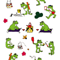 Greeting Life Swell Sticker Frog New Year CK-49