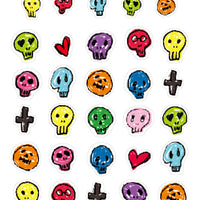 Greeting Life Swell Sticker Skull Color CK-6