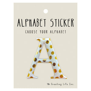 Greeting Life Alphabet Sticker A CK-92