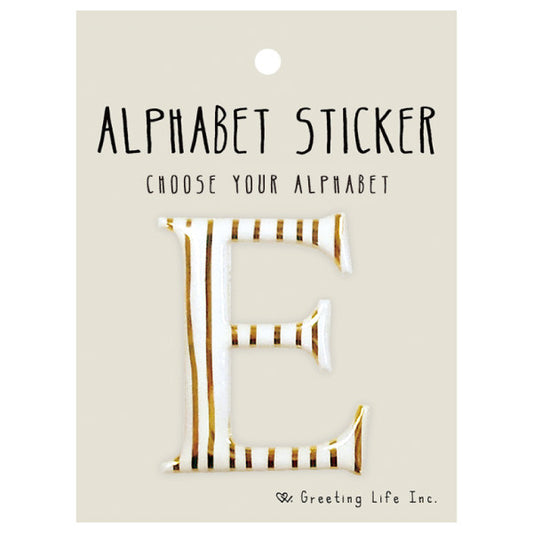 Greeting Life Alphabet Sticker E CK-93