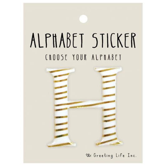 Greeting Life Alphabet Sticker H CK-94