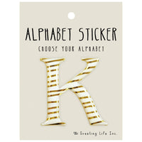 Greeting Life Alphabet Sticker K CK-95