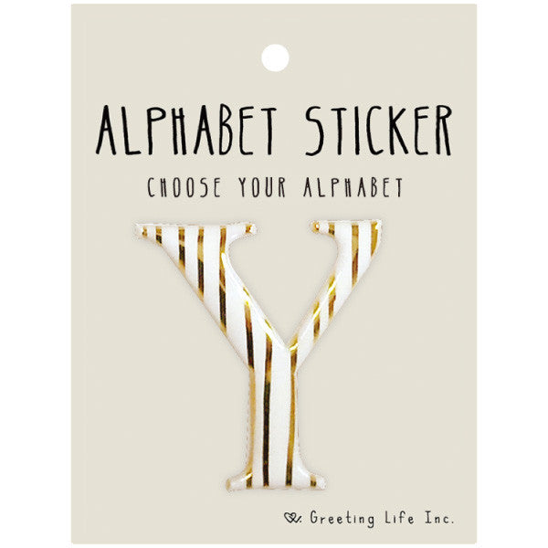 Greeting Life Alphabet Sticker Y CK-99