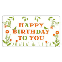 Greeting Life Flowers Birthday Card ER-11