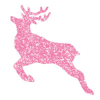 Greeting Life Glitter Sticker Reindeer pink GLCK-7
