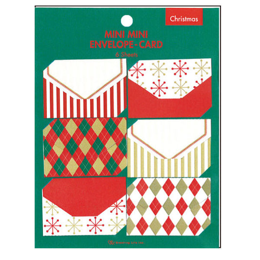 Greeting Life Mini Mini Envelope Christmas Card HT-29