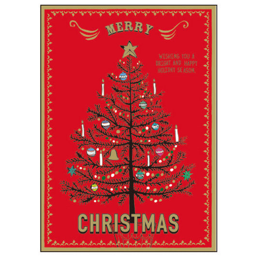 Greeting Life Pattern Press Christmas Card JK-2