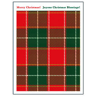 Greeting Life Pattern Press Christmas Card HT-49