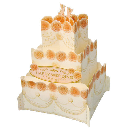 Greeting Life Cake Whole Card Wedding Cake TK-5