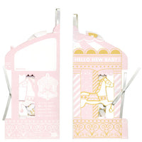 Greeting Life Merry-Go-Round Baby Card Pink HT-7