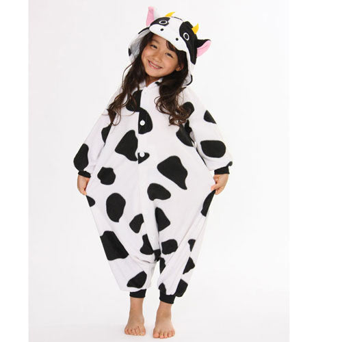 SAZAC Cow Kigurumi for Kids