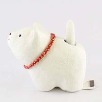 kyoohoo solar Powered Dog White K12-3209W