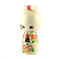 Kyoohoo Japanese Kokeshi Doll Hanagasumi (k12-3868)