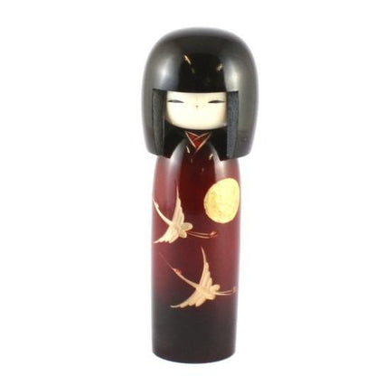 Kokeshi Doll Evening Crane (k12-3800)