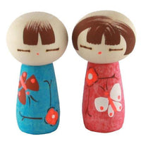 Kokeshi Doll Old Friends (k12-3808)