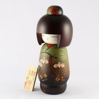 Kyoohoo Japanese Kokeshi Doll Izumino (M) (k12-3837)