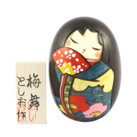 Kokeshi Doll Umemai (k12-3841)