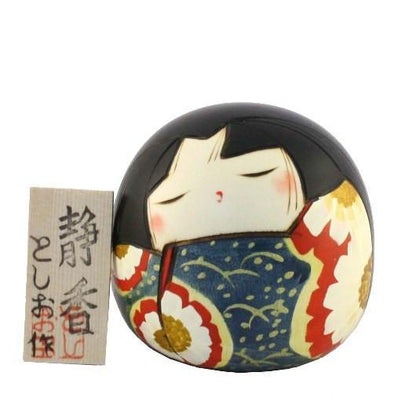 Kokeshi Doll Shizuka (L) (k12-3842)