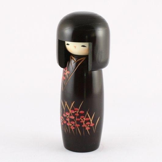 Kokeshi Doll  Chiisana Hana (k12-3862)