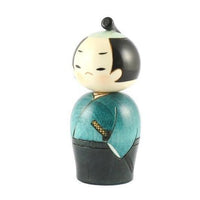 Kyoohoo Japanese Kokeshi Doll Samurai (k12-3866)