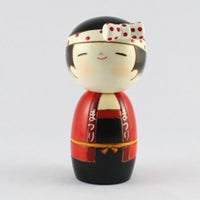 Kokeshi Doll Wassyoi (k12-3873R)